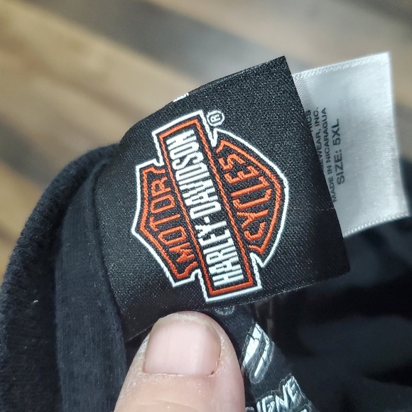 Harley Davidson Lafayette LA fluer de lis long sleeve tshirt - Picture 8 of 9